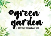 Green Garden Font - Featured Image