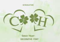 Green Heart Font - Featured Image