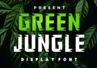 Green Jungle Font - Featured Image