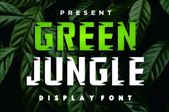 Green Jungle Font - Featured Image