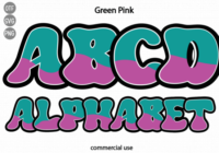 Green Pink Font - Featured Image