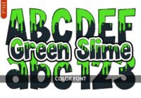 Green Slime Font - Featured Image