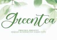 Greentea Font - Featured Image