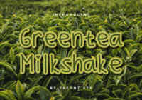 Greentea Milkshake Font - Featured Image