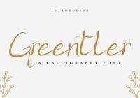 Greentler Font - Featured Image