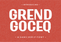 Grend Goceq Font - Featured Image