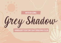 Grey Shadow Font - Featured Image