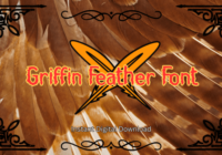 Griffin Feather Font - Featured Image