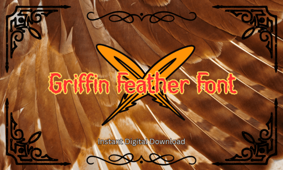 Griffin Feather Font - Featured Image