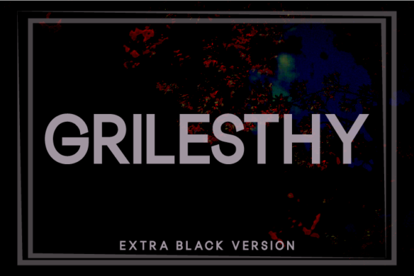 Grilesthy Extra Black Font - Featured Image