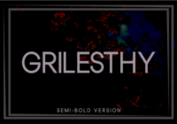 Grilesthy Semi-Bold Font - Featured Image