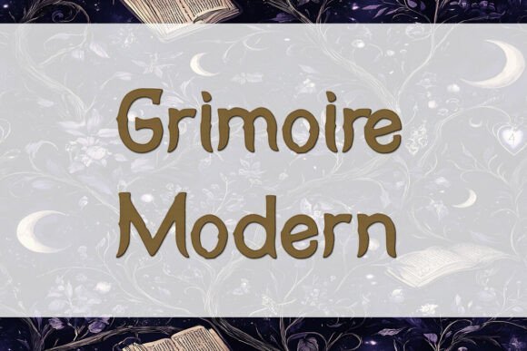 Grimoire Modern Font - Featured Image
