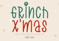 Grinch X’mas Font - Featured Image