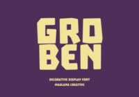 Groben Font - Featured Image