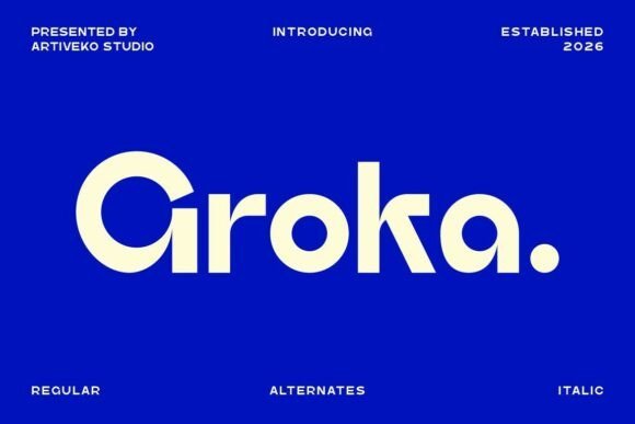 Groka Font - Featured Image