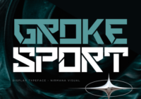 Groke Sport Font - Featured Image