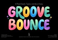 Groove Bounce Font - Featured Image