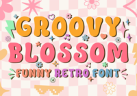 Groovy Blossom Font - Featured Image