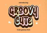 Groovy Cute Font - Featured Image