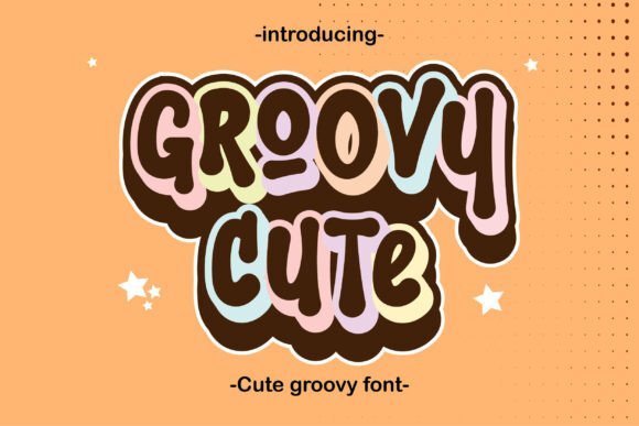 Groovy Cute Font - Featured Image