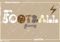 Groovy Football Font - Featured Image