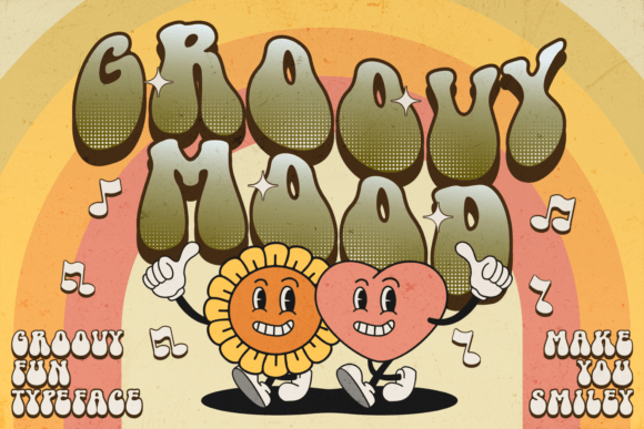 Groovy Mood Font - Featured Image