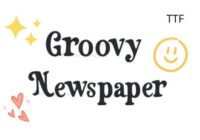 Groovy Newspaper Font - Featured Image