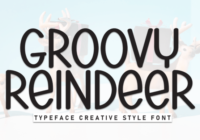 Groovy Reindeer Font - Featured Image