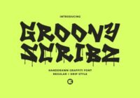Groovy Scribz Font - Featured Image