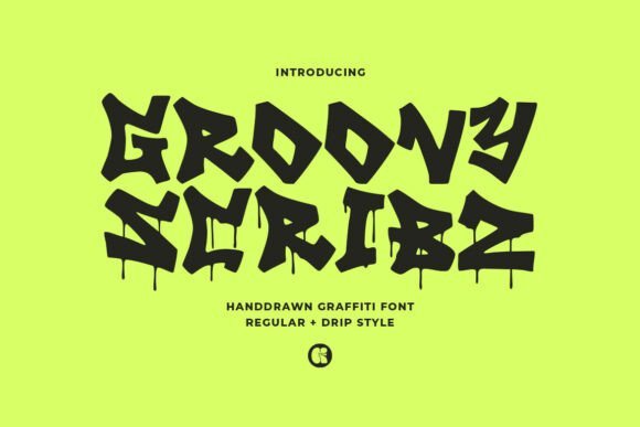 Groovy Scribz Font - Featured Image