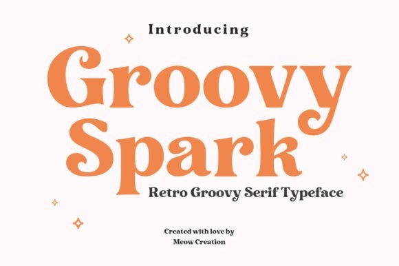 Groovy Spark Font - Featured Image