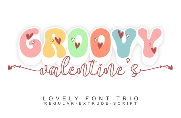 Groovy Valentine's Font - Featured Image