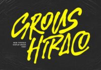 Grous Hiraco Font - Featured Image