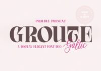 Groute Font - Featured Image