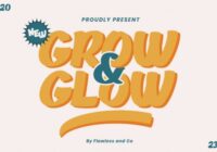Grow and Glow Font - Featured Image