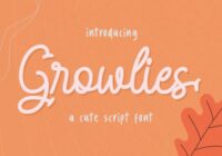 Growlies Font - Featured Image