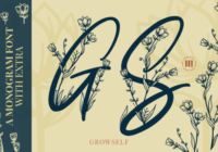 Growself Monogram Font - Featured Image
