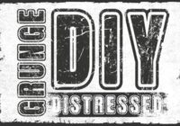 Grunge Diy Distressed Font - Featured Image