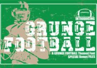 Grunge Football Font - Featured Image