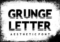 Grunge Letter Font - Featured Image