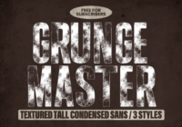 Grunge Master Font - Featured Image