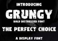 Grungy Font - Featured Image