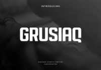 Grusiaq Font - Featured Image