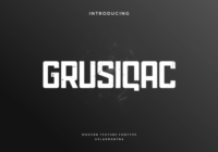 Grusiqac Font - Featured Image