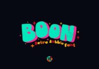 Grvs Boon Retro Bubble Display Font - Featured Image
