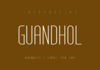 Guandhol Font - Featured Image