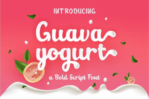 Guava Yogurt Font - Featured Image