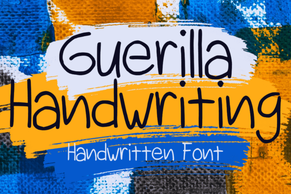 Guerilla Handwriting Font - Featured Image
