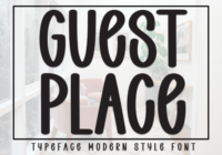 Guest Place Font - Featured Image