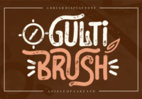 Gulti Brush Font - Featured Image